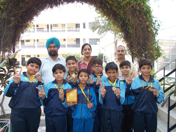​B.V.M Udham Singh Nagar Boys Yoga Team Grabbed Bronze Medal in                      LSSC Inter School Yoga Championship